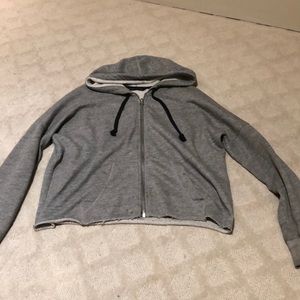 Gray Cropped Sweater